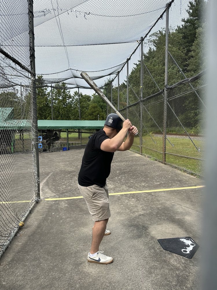Batting cage action
